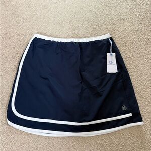 Southern Tide Dark Blue Skirt with White Accents